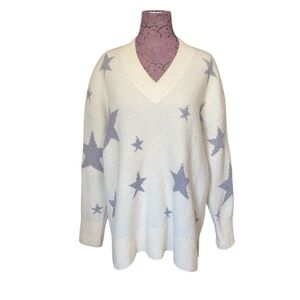 All Saints V-Neck All Star Pullover Sweater